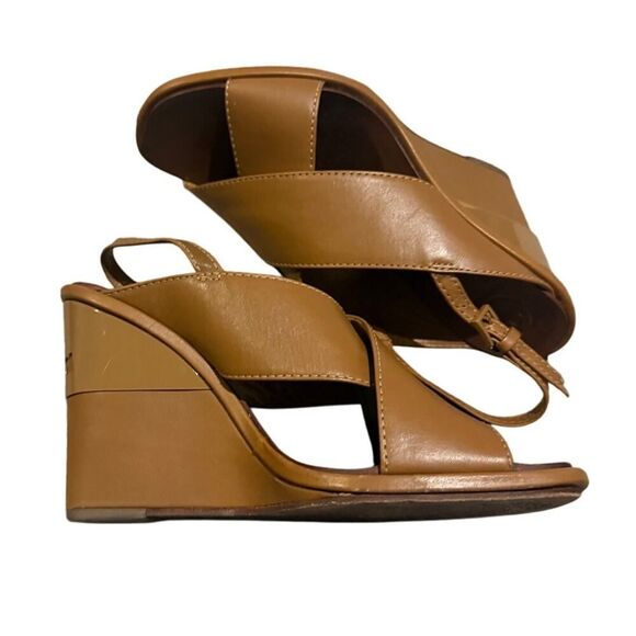 Tory Burch Gabrielle Wedge Sandals Sz. 7.5 - Picture 6 of 10